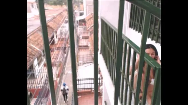 XXX naked on the balcony energiefilms