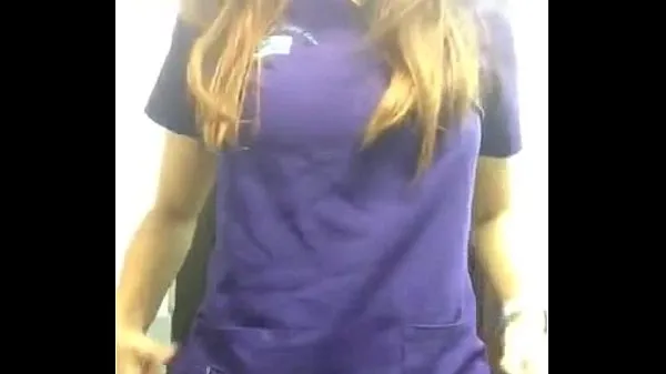 XXX Nurse in toilette at work so bitch Filem tenaga