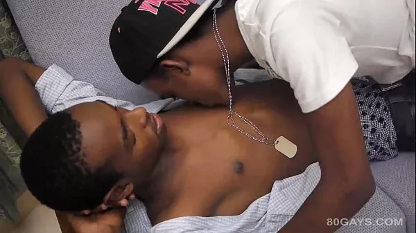 XXX Black Twinks Hakim and Michael Bareback 에너지 영화