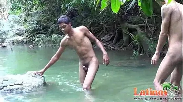 XXX Latino boys strip for wet oral fun in the jungles توانائی کی فلمیں