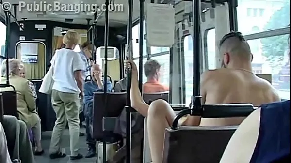 XXX Extreme public sex in a city bus with all the passenger watching the couple fuck Filem tenaga
