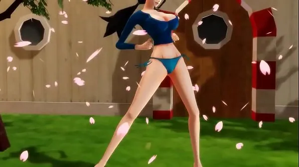 XXX MMD One Piece- Nico Robin twerking e dancingfilm sull'energia