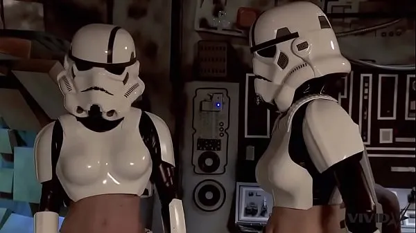 XXXVivid Parody - 2 Storm Troopers enjoy some Wookie dick能源电影