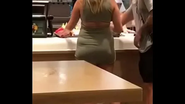 XXX FLAGRA - Woman fucking in line at Mc Donalds energy Movies