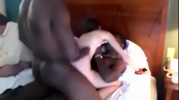 XXX wife double penetrated by black lovers while cuckold husband watch energiaelokuvat