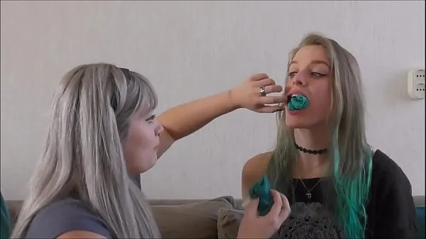 XXX two innocent teen girls try some bondage energy Movies