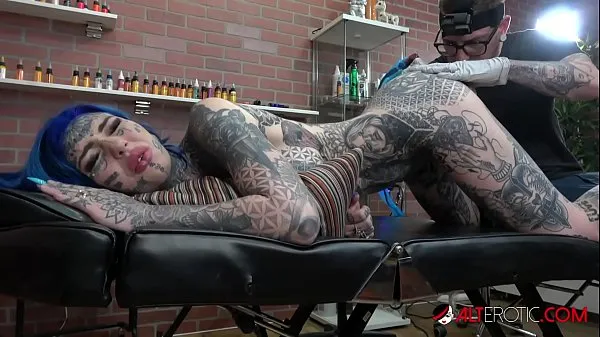 XXX Busty Australian babe has her butthole tattooed after she fucks the tattoo artist energifilm