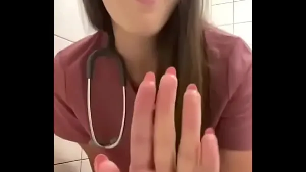 XXX nurse masturbates in hospital bathroom energifilm