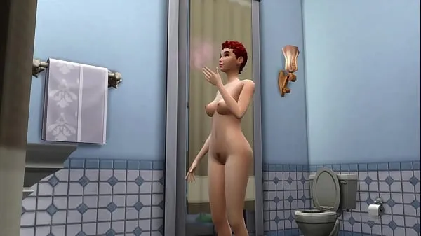 XXX Il ne sait pas que le livreur baise sa femme (Les Sims Films énergétiques