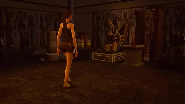XXX Sims 4. Tomb Raider Parody. Part 5 - Trial of Lara Croft Filem tenaga