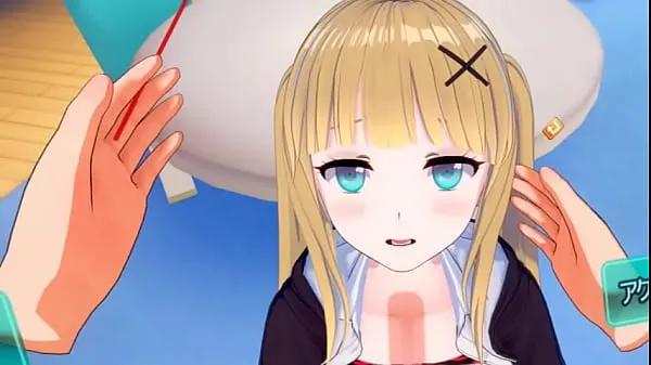 XXX Eroge Koikatsu! VR version] Cute and gentle blonde big breasts gal JK Eleanor (Orichara) is rubbed with her boobs 3DCG anime video energijski filmi