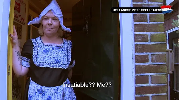 XXX Dutch Dirty Games - Visiting a Dutch MILF with Creampie (FULL SCENE with ENGLISH Subtitles!) - Nederlands gesproken energifilmer