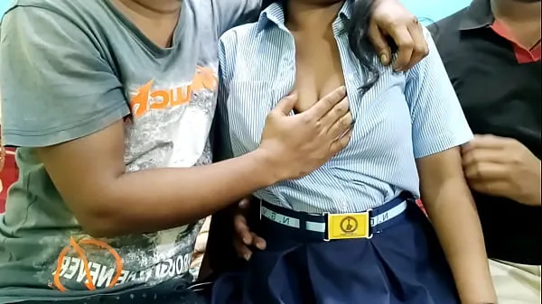 XXX Two boys fuck college girl|Hindi Clear Voice Film energi
