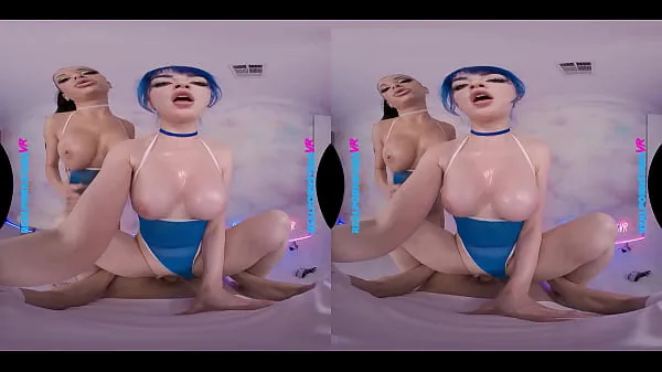 XXX Pornstar VR threesome bubble butt bonanza makes you pop Filem tenaga