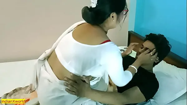 XXX Indian sexy nurse best xxx sex in hospital !! with clear dirty Hindi audio Filem tenaga