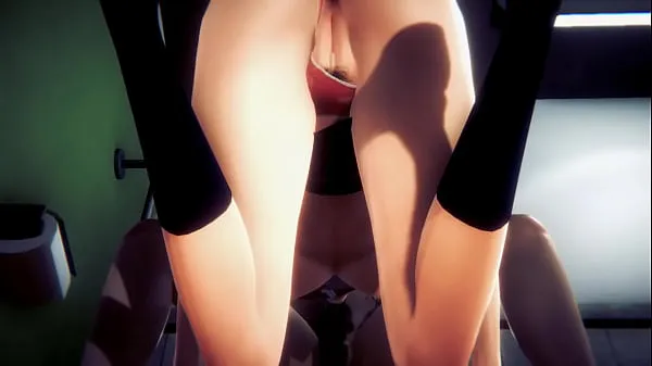 XXX Hentai Uncensored 3D - hardsex in a public toilet - Japanese Asian Manga Anime Film Game Porn Filem tenaga