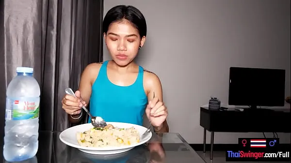 XXX Winzige thailändische junge Amateur-Freundin Namtam hausgemachtes Abendessen und geficktEnergiefilme