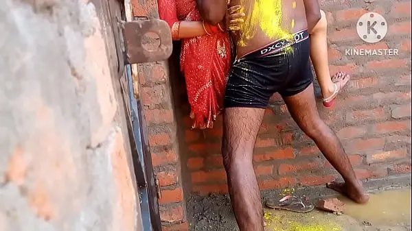 XXX Indian Ragni Bhabhi breaks up with her husband in Holi energy Movies