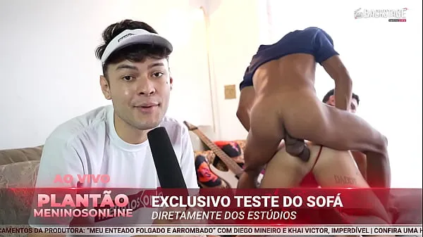 XXX Backstage - Joseph Santos & Tavinho & Hanry Onlyjapa - Bareback (Prueba de sofá películas sobre energía